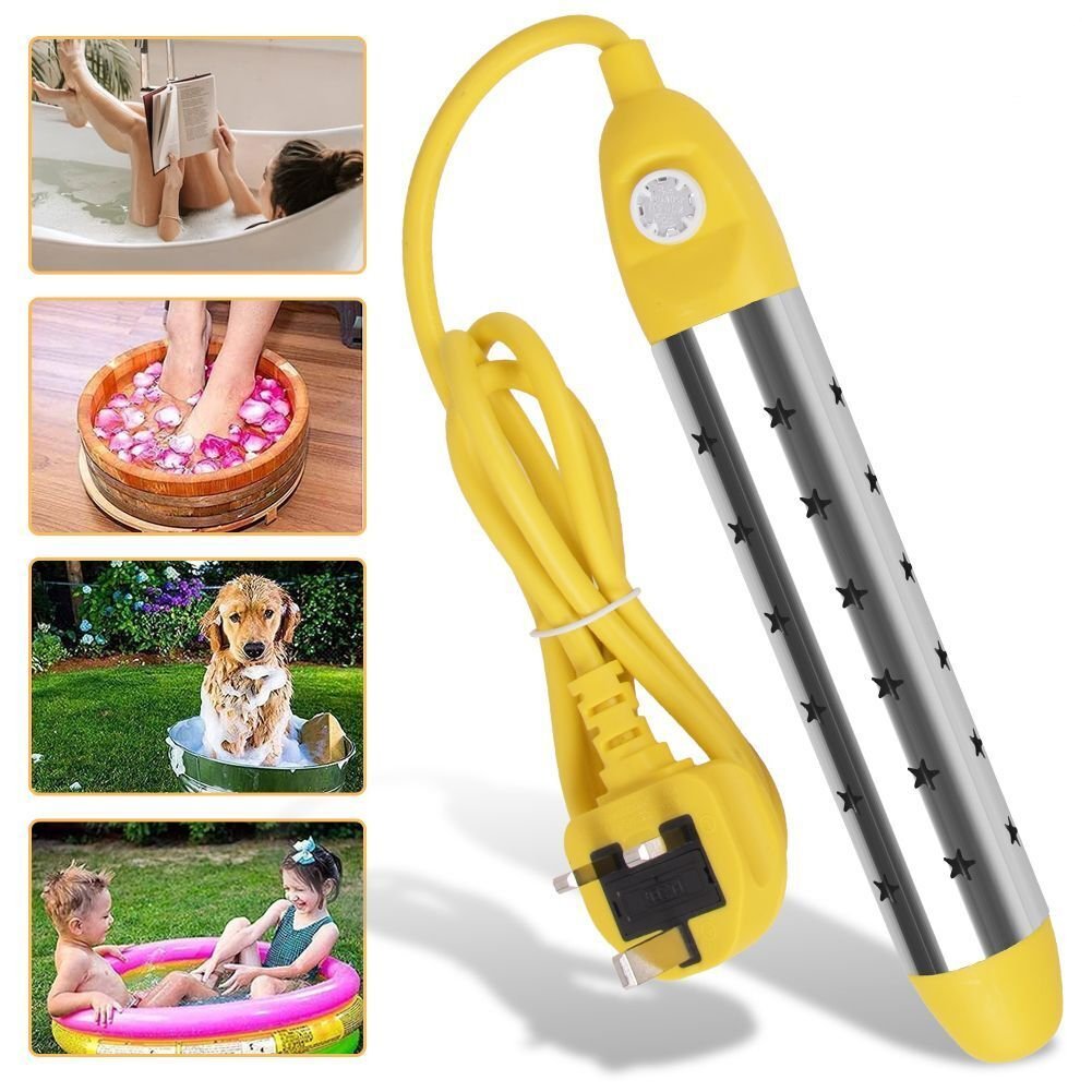 2500W Floating Electric Water Heater - Portable Immersion Reheater Suspension Bathroom/Swimming Pool