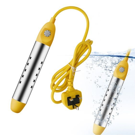 2500W Floating Electric Water Heater - Portable Immersion Reheater Suspension Bathroom/Swimming Pool