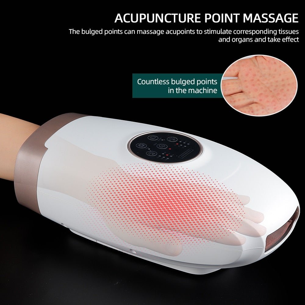 3 in 1 Hot Compress Full Hand Massager, Wireless, Therapy for Arthritis, Pain Relief