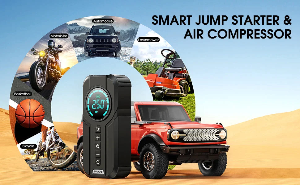 DRIVE START ENHANCER 4 IN 1/ HIGH-PRESSURE AIR CHARGER