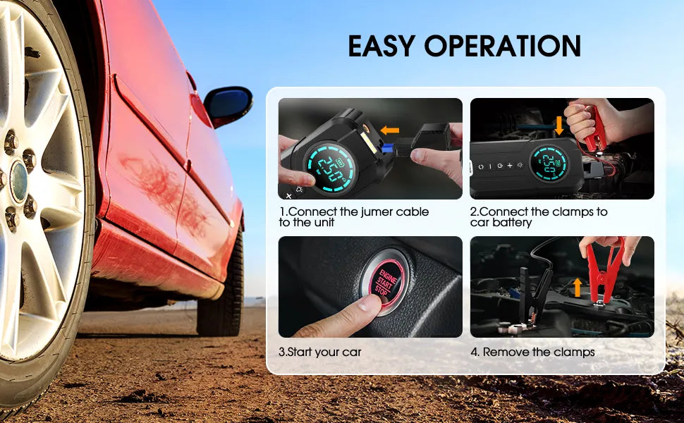 DRIVE START ENHANCER 4 IN 1/ HIGH-PRESSURE AIR CHARGER