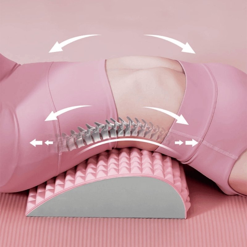 Back Stretcher Pillow - Back Massager For Back Pain Relief, Lumbar Support, Spinal Stenosis, Neck Pain, and Support for prolonged Sitting
