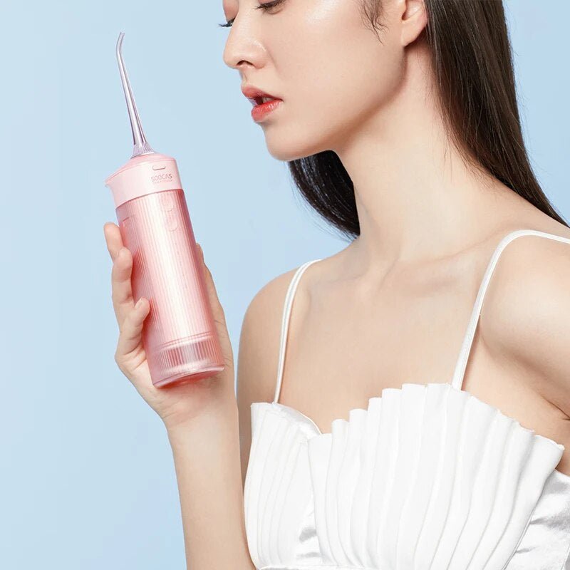 Cordless Portable Water Flosser - Cordless Professional Dental Oral Irrigator Great for People with Implants, Braces, Crowns, Bridges, and Gingivitis
