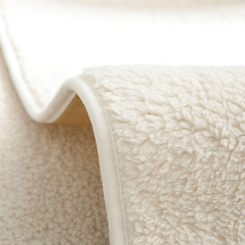 Thick Fuzzy Sherpa Fleece Non-Slip Couch Cover