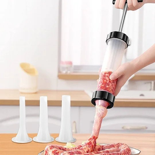 Manual Sausage Machine - Food Grade Kitchen Sausage Stuffer Tool for Household Use