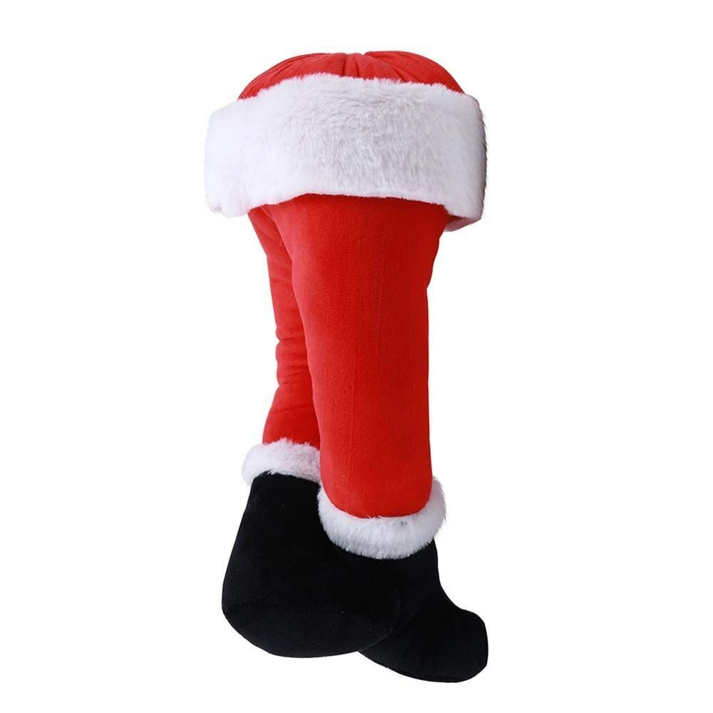 Plush Santa Legs for Christmas Tree - Christmas Tree Decoration Santa Claus Legs