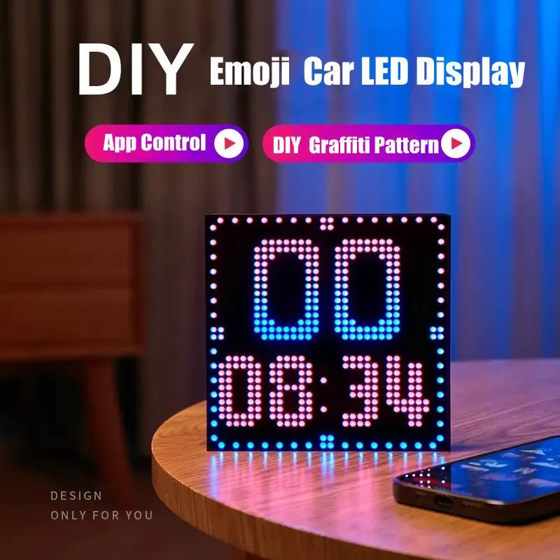 Smart LED Matrix Pixel Panel - Programmable LED Lamp for Home Decoration, Bar, Shop, Hotel, Gift