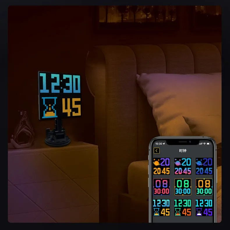 Smart LED Matrix Pixel Panel - Programmable LED Lamp for Home Decoration, Bar, Shop, Hotel, Gift
